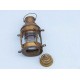 12" Antique Brass Anchor Oil  Lamp
